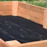 Установка высоких грядок