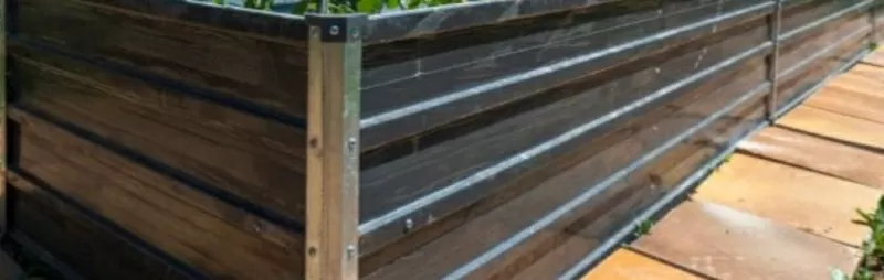 Установка высоких грядок 7